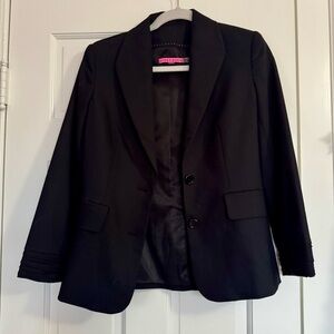 Alice + Olivia Classic Black Blazer